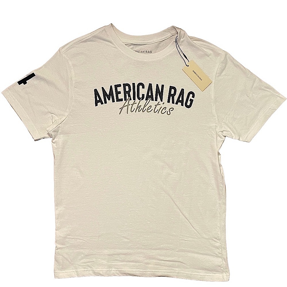NWT American Rag Men's Cream Graphic Tee Small